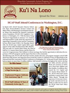 HCAP Spring 2015 Newsletter